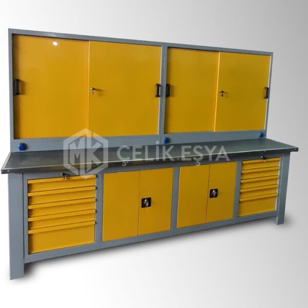 Sarı Gri Çalışma Tezgahı MK-22