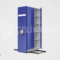 Tekli Kapılı Volanlı Kompakt Arşiv Dolabı MK-1003
